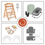 Hauck Alpha Start N Grow High Chair Bundle Set