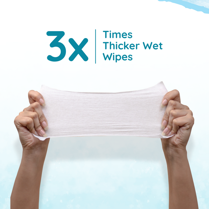 Mother Sparsh 99% Pure Water Baby Wipes - 72pcs (Pack of 8) - Laadlee