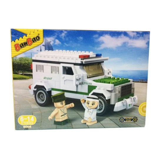 Banbao Arabic Police Car - 230Pcs