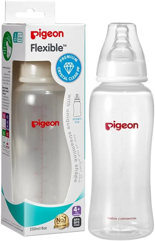 Pigeon Flexible Streamline Plastic Bottle - 250ml