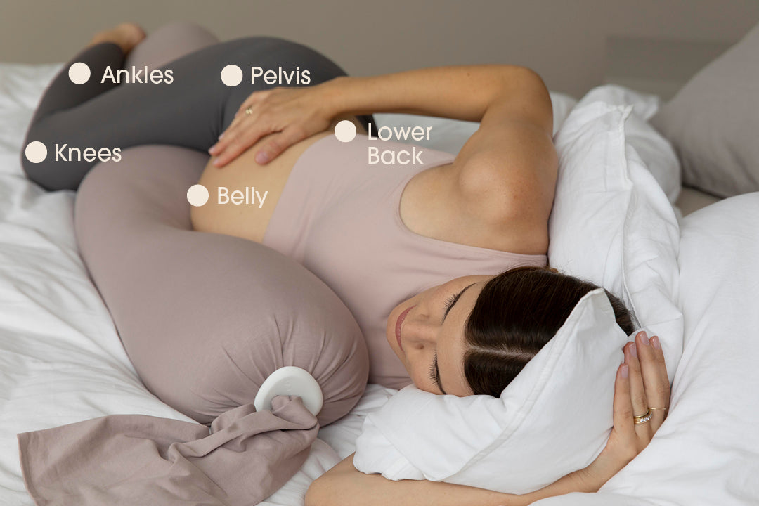 bbhugme - Pregnancy Pillow - Dusty Pink - Laadlee