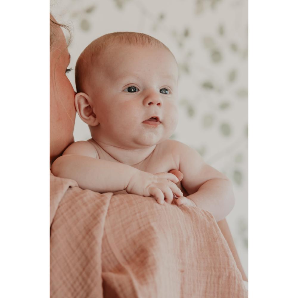 BIBS Muslin Swaddle 120x120cm - Blush