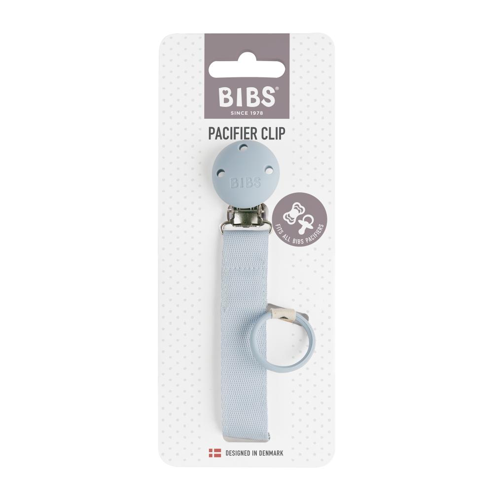 BIBS Pacifier Clip Ribbon - Dusty Blue