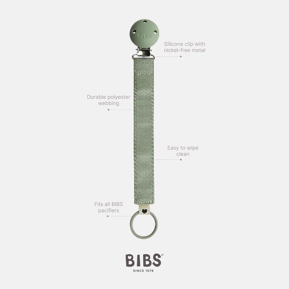 BIBS Pacifier Clip Ribbon - Sage