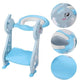 Pikkaboo EasyGo+ Potty Training Seat with Step Ladder - Blue Giraffe