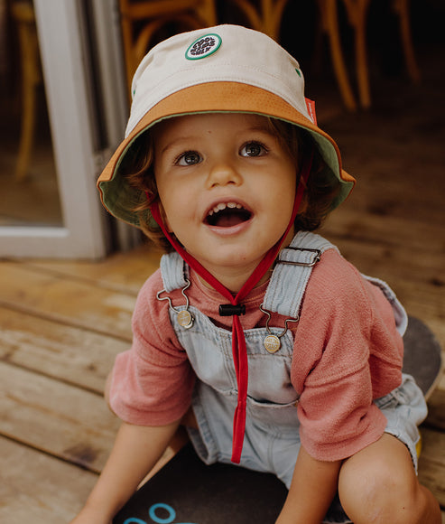 Hello Hossy Bucket Hat - Mini Pecan