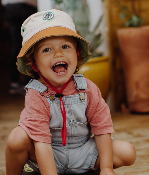 Hello Hossy Bucket Hat - Mini Pecan