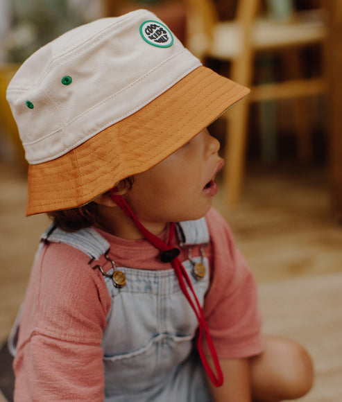 Hello Hossy Bucket Hat - Mini Pecan