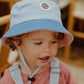 Hello Hossy Bucket Hat - Mini Aqua