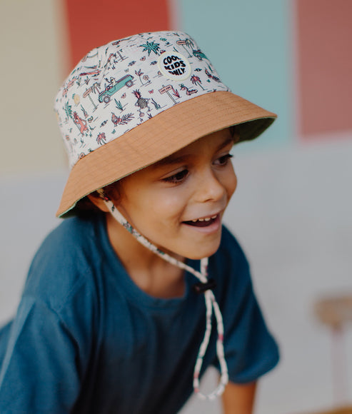 Hello Hossy Bucket Hat - Jungly