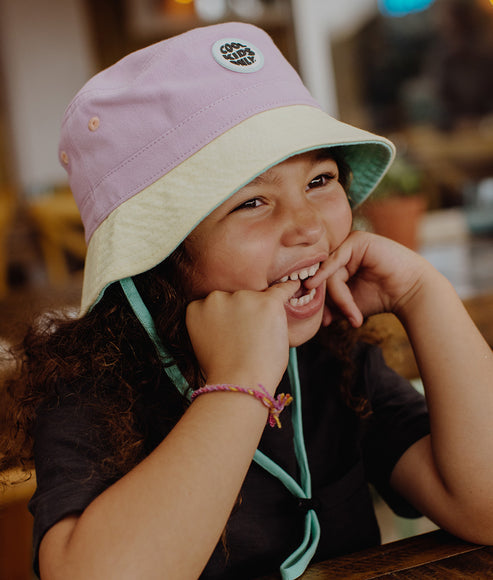 Hello Hossy Bucket Hat - Mini Cosmo