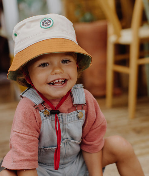 Hello Hossy Bucket Hat - Mini Pecan