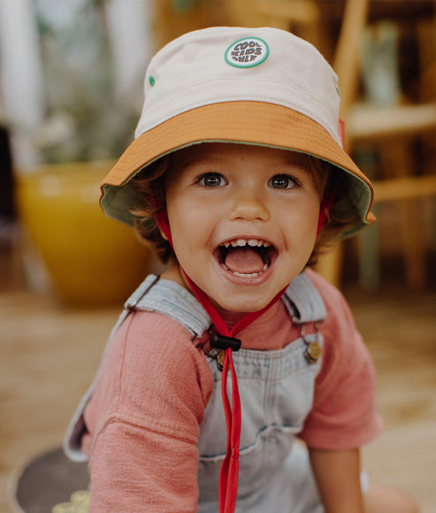 Hello Hossy Bucket Hat - Mini Pecan