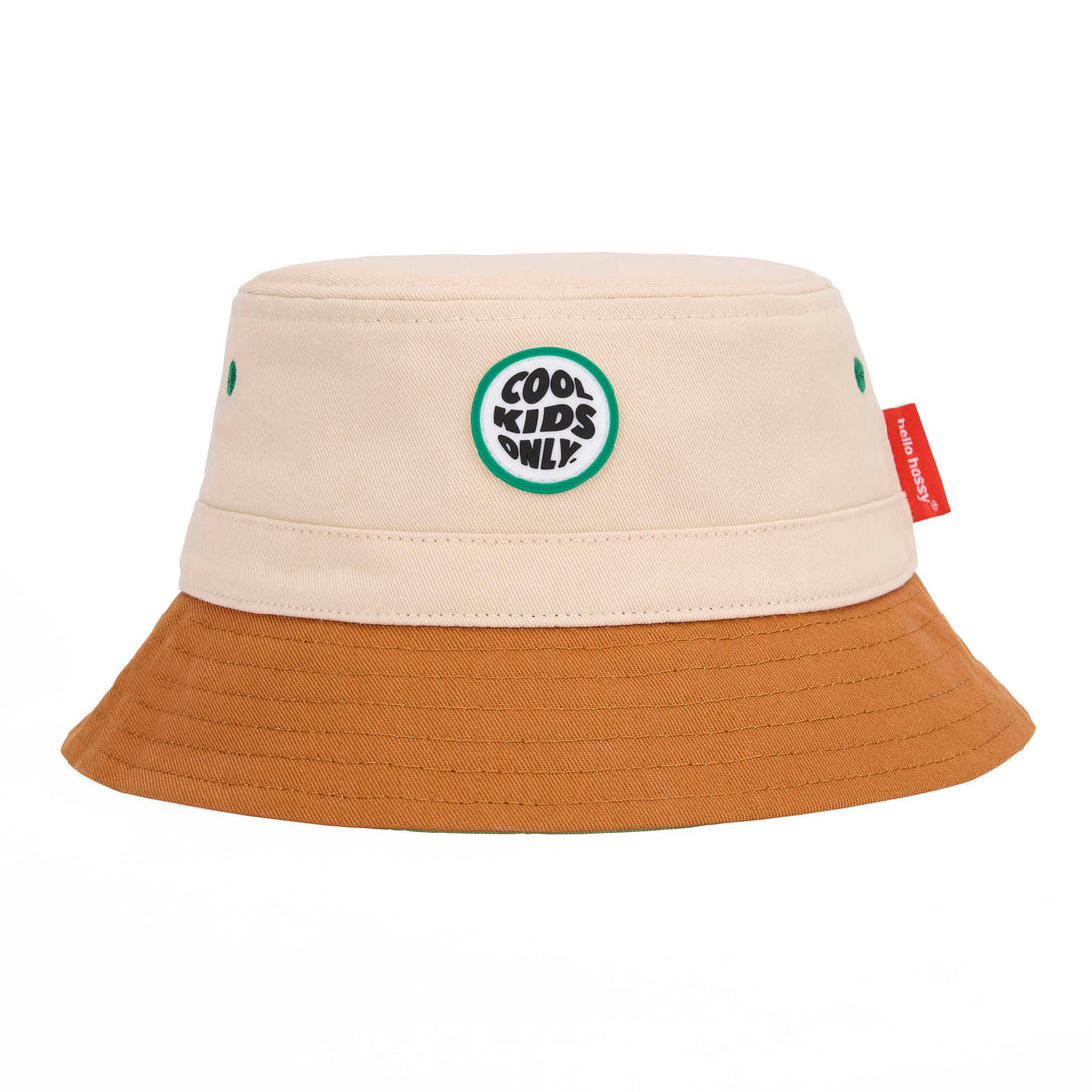 Hello Hossy Bucket Hat - Mini Pecan