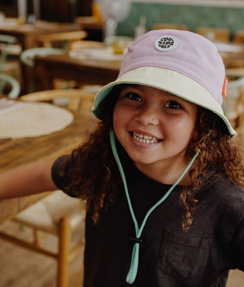 Hello Hossy Bucket Hat - Mini Cosmo