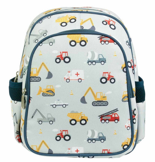 A Little Lovely Company Backpack - Vehicles Insulated