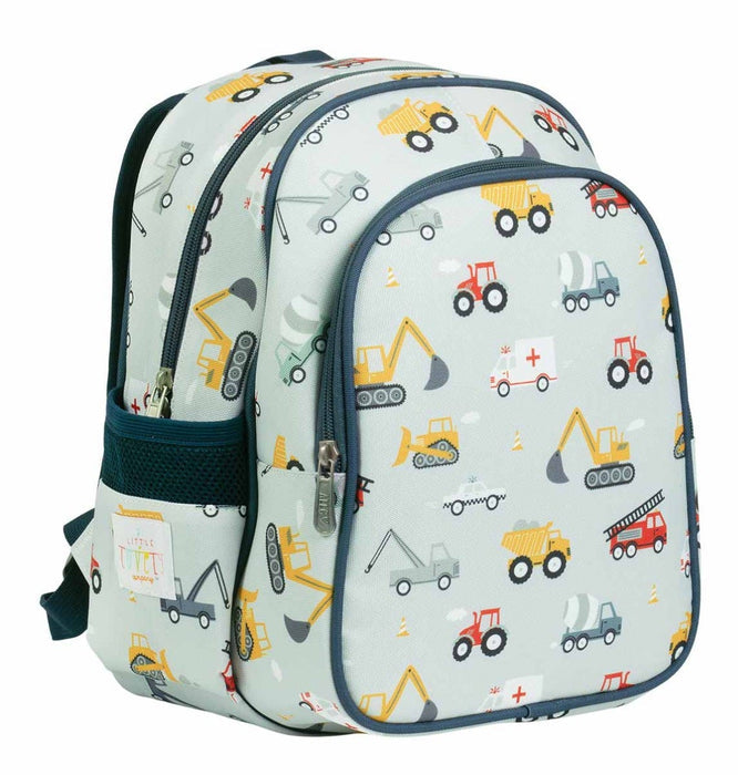 A Little Lovely Company Backpack - Vehicles Insulated