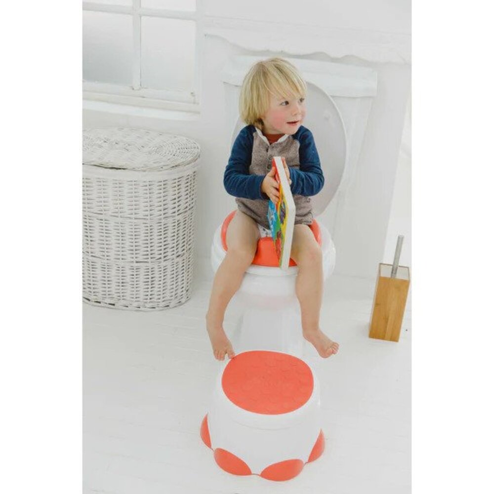 Bumbo Baby Toilet Training Seat for Toddler - Coral - Laadlee