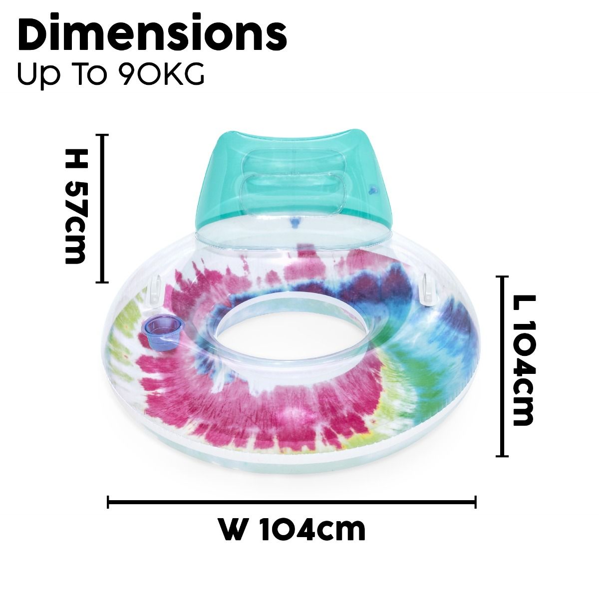 Bestway Swim Ring Tie Dye