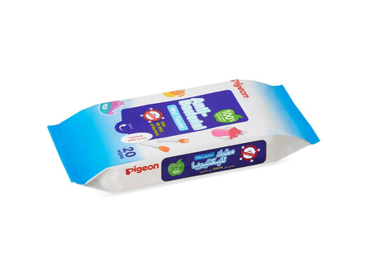 Pigeon Anti Bacterial Wipes - 20 Sheets