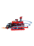 D-Power Super 2-in-1 Fire Control Truck With Transporter & Track Set - Orange - Laadlee