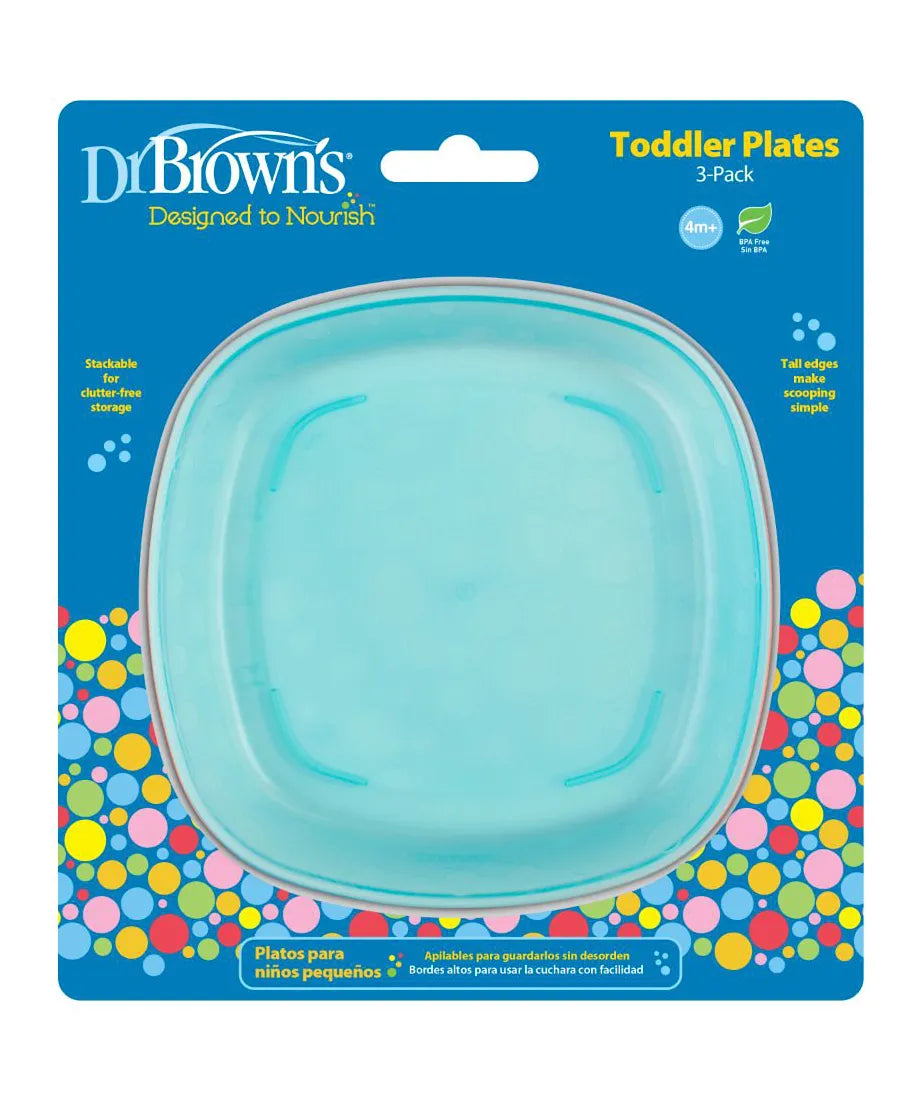 Dr. Brown's Toddler Plates - Pack of 3 - Laadlee