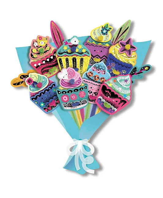 Avenir Scratch Bouquet Kit - Cupcake - Laadlee