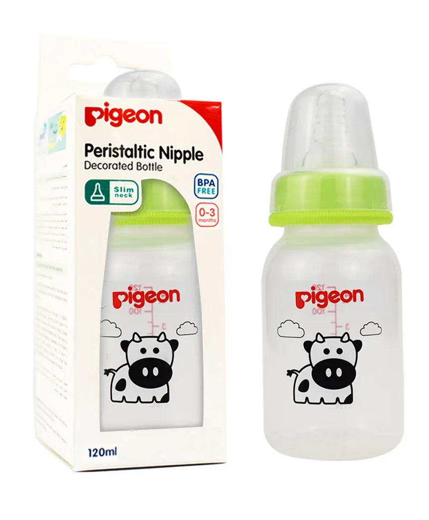 Pigeon Decorated Plastic Bottle 50ml - Assorted