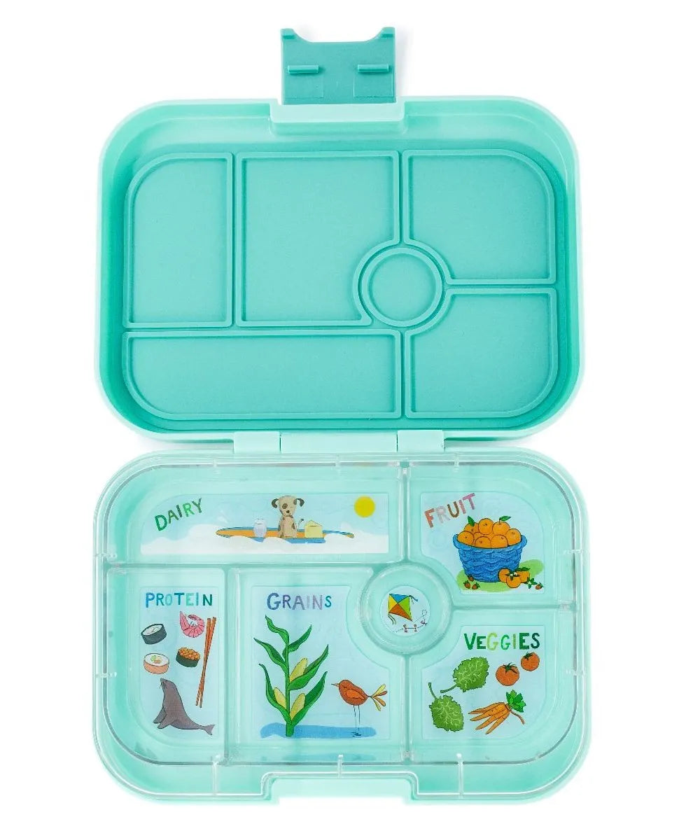 Yumbox 6 Compartment Lunch Box - Surf Green