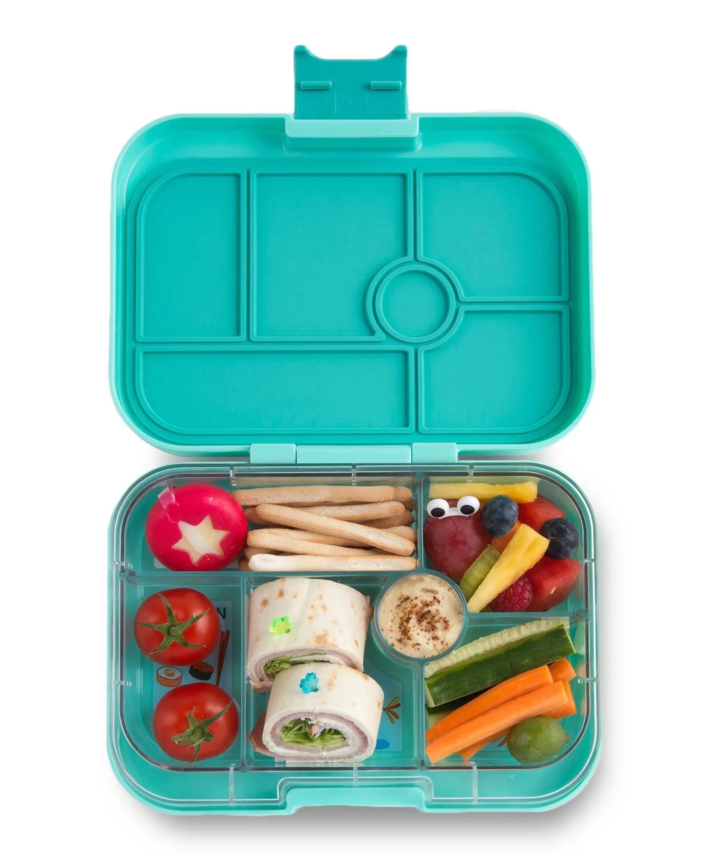 Yumbox 6 Compartment Lunch Box - Surf Green