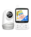 Hellobaby 4" LCD Digital Wireless Baby Monitor With Remote Pan-Tilt Function