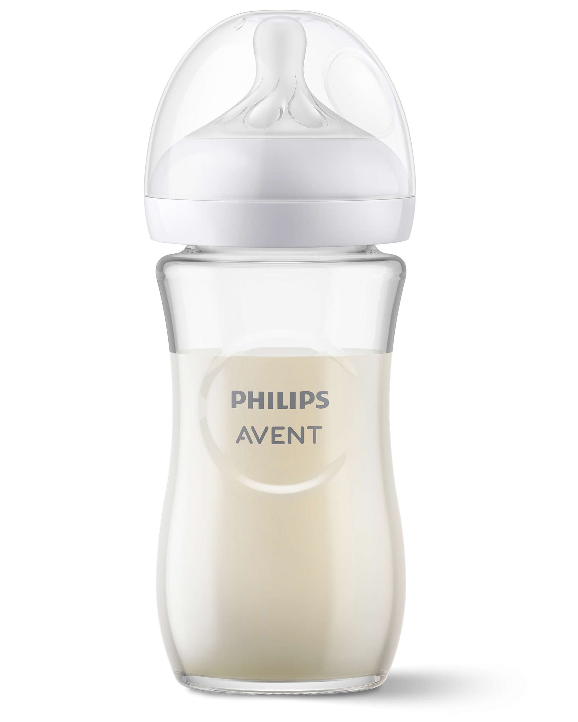 Philips Avent Natural 3.0 Feeding Bottle Glass - 240ml - Laadlee