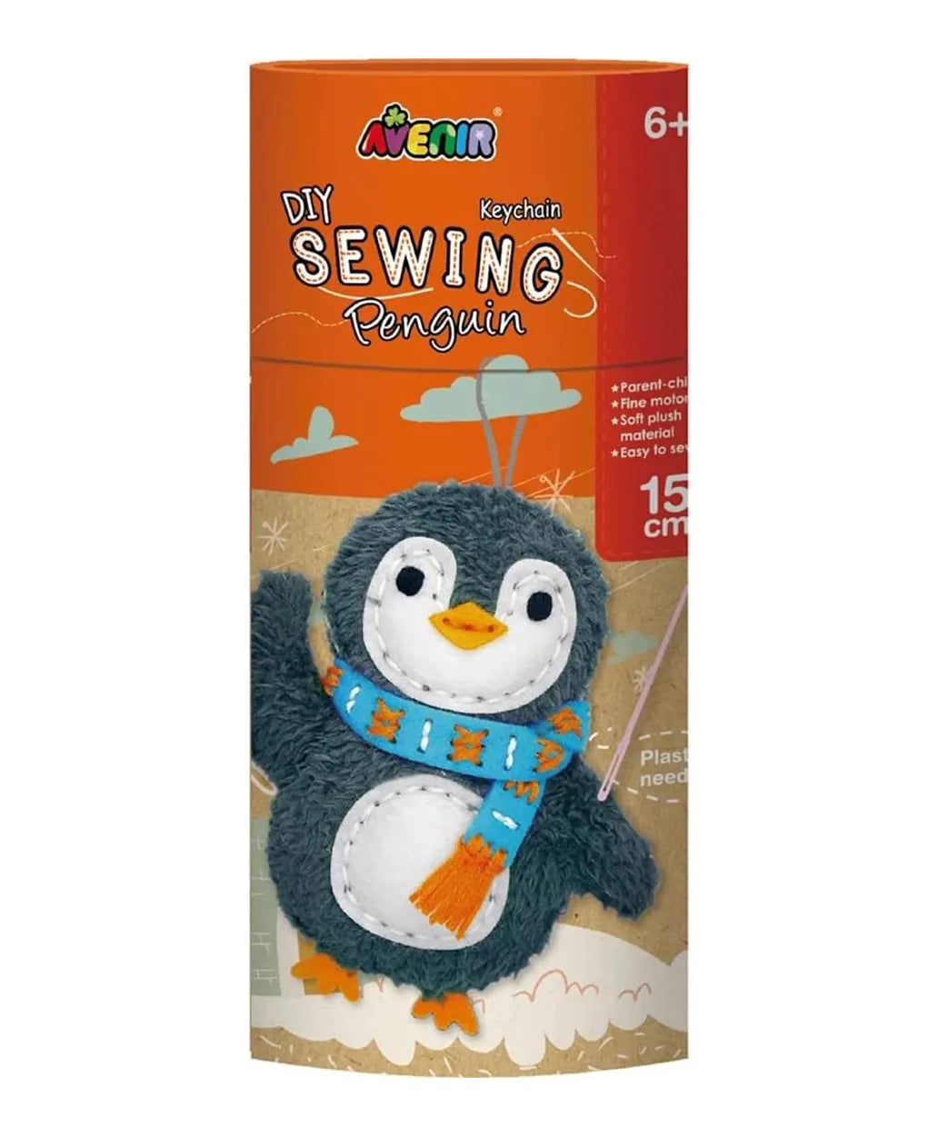 Avenir Sewing My First Doll Kit - Penguin - Laadlee
