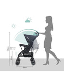 Moon Neo Plus Light Weight Travel Stroller - Dark Grey