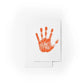 Babies Basic Clean Fingerprint with Two Imprint Cards 12.5cm - Orange