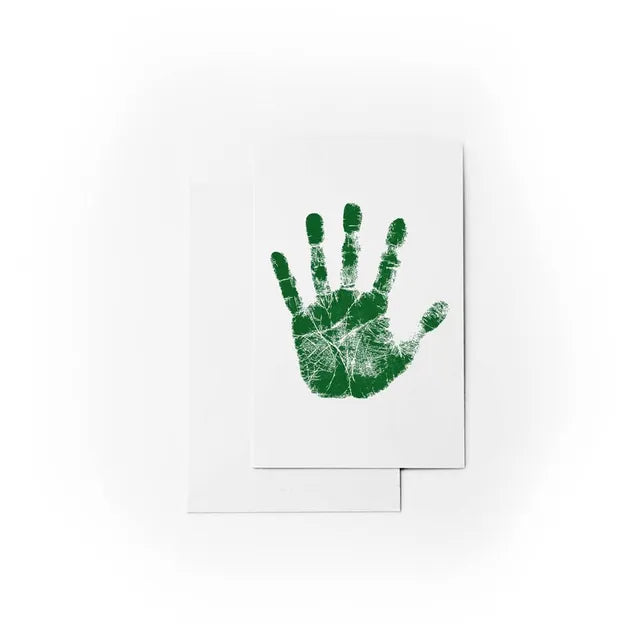 Babies Basic Clean Fingerprint with Two Imprint Cards 12.5cm - Emarald Green