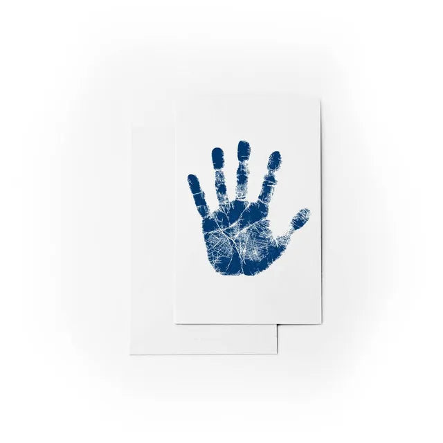 Babies Basic Clean Fingerprint with Two Imprint Cards 12.5cm - Navy Blue