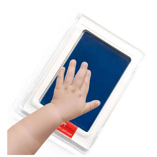 Babies Basic Clean Fingerprint with Two Imprint Cards 12.5cm - Navy Blue