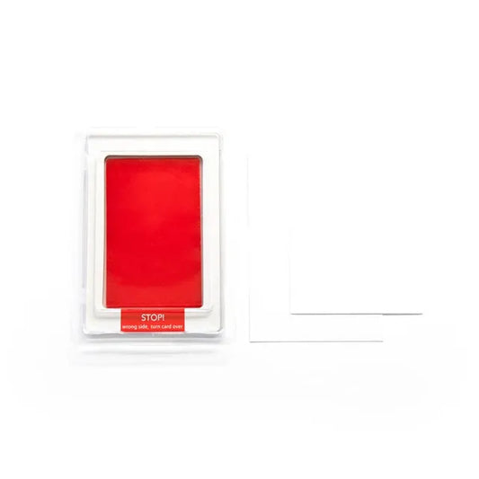 Babies Basic Clean Fingerprint with Two Imprint Cards 12.5cm - Red