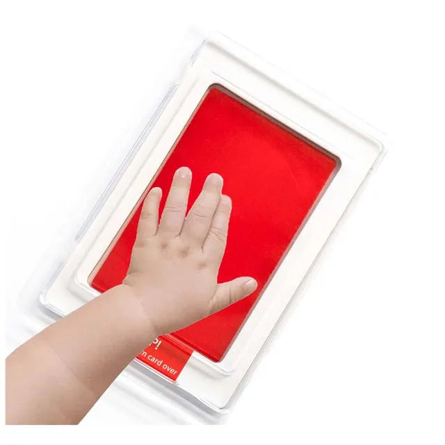 Babies Basic Clean Fingerprint with Two Imprint Cards 12.5cm - Red