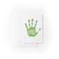 Babies Basic Clean Fingerprint with Two Imprint Cards 12.5cm - Parrot Green