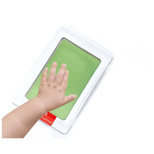 Babies Basic Clean Fingerprint with Two Imprint Cards 12.5cm - Parrot Green