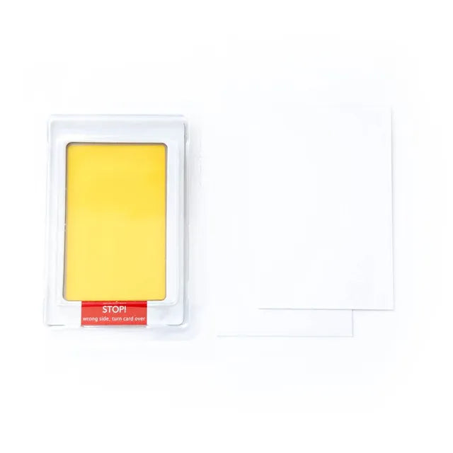 Babies Basic Clean Fingerprint with Two Imprint Cards 12.5cm - Yellow