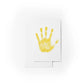 Babies Basic Clean Fingerprint with Two Imprint Cards 12.5cm - Yellow