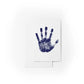 Babies Basic Clean Fingerprint with Two Imprint Cards 12.5cm - Royal Blue