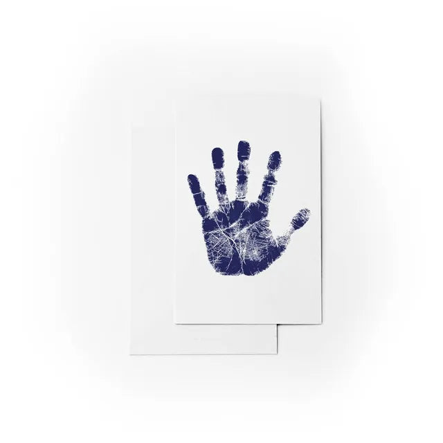 Babies Basic Clean Fingerprint with Two Imprint Cards 12.5cm - Royal Blue