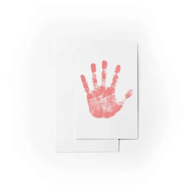 Babies Basic Clean Fingerprint with Two Imprint Cards 12.5cm - Pink