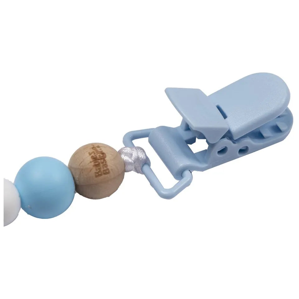 Babies Basic Customized Macaron Pacifier Clip - Blue