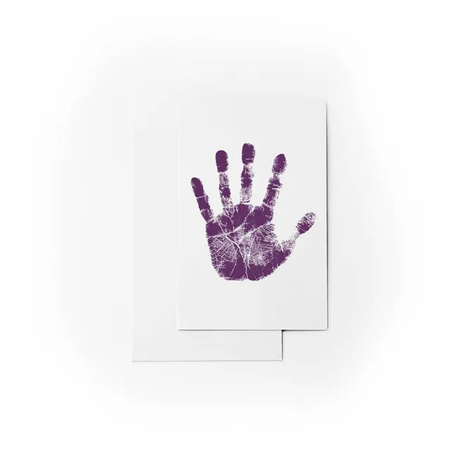 Babies Basic Clean Fingerprint with Two Imprint Cards 16cm - Purple