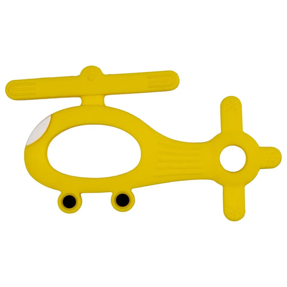 Babies Basic Customized Helicopter Pacifier Clip - Yellow